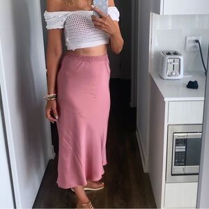 Zara Blush Pink Maxi Skirt